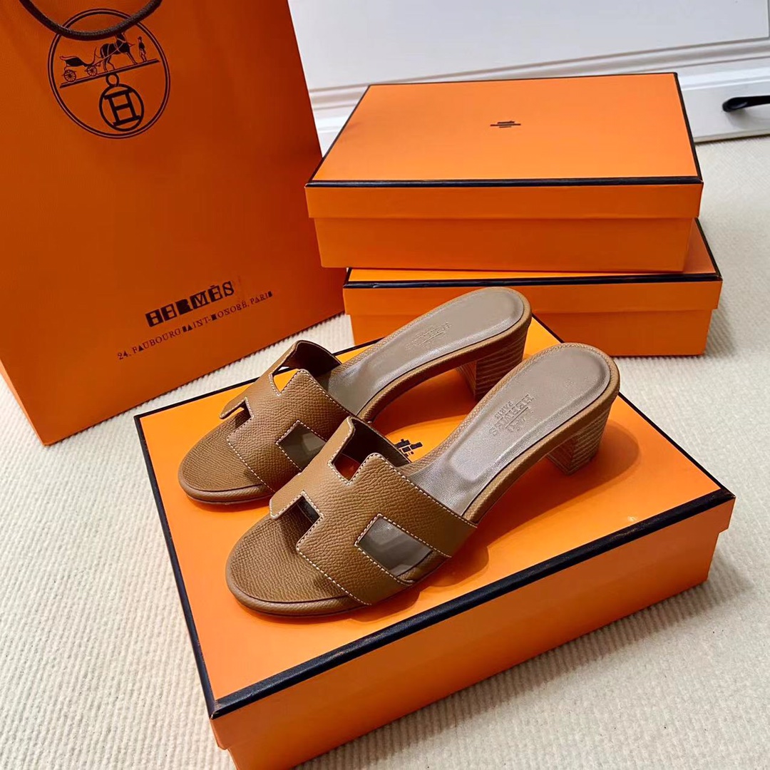 에르메스 올수공 오아시스 슬리퍼 샌들 앱송 23